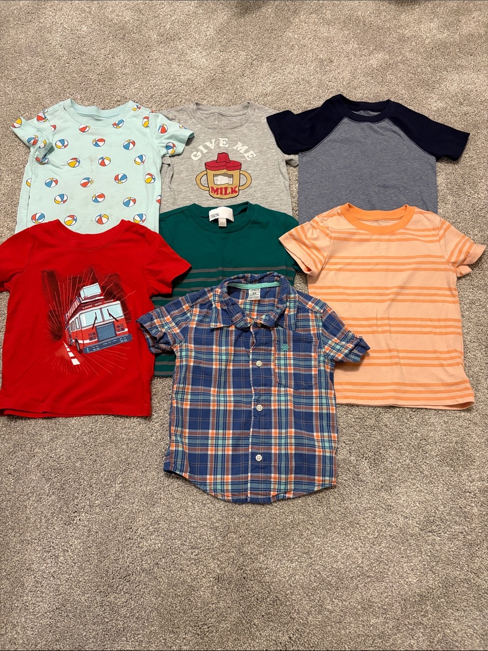 Toddler name brand short sleeve top lot